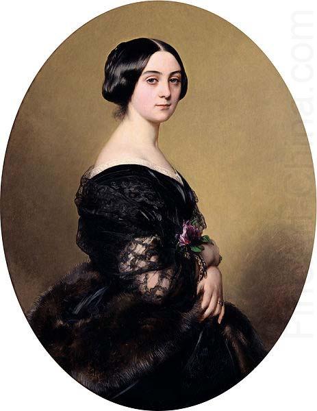 Baronne Henri Hottinguer, nee Caroline Delessert, Franz Xaver Winterhalter